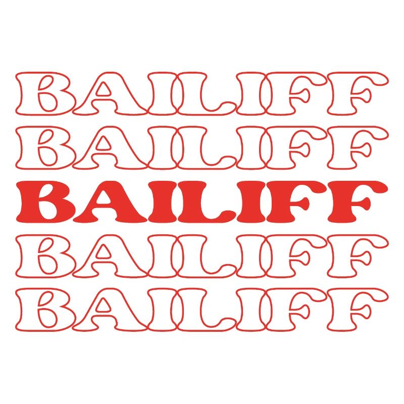 Bailiff Sheriff Marshall Law officer Constable