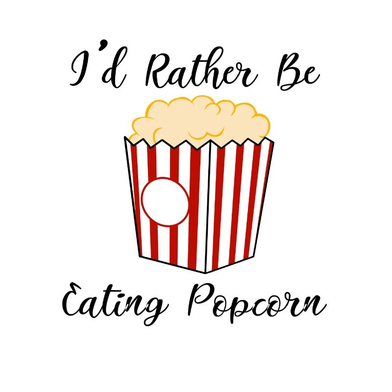 Popcorn Chef Citation drôle Manger du pop-corn