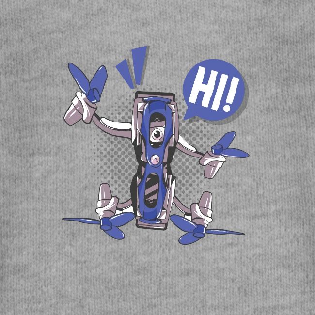Quadcopter Robot Says "Hi"