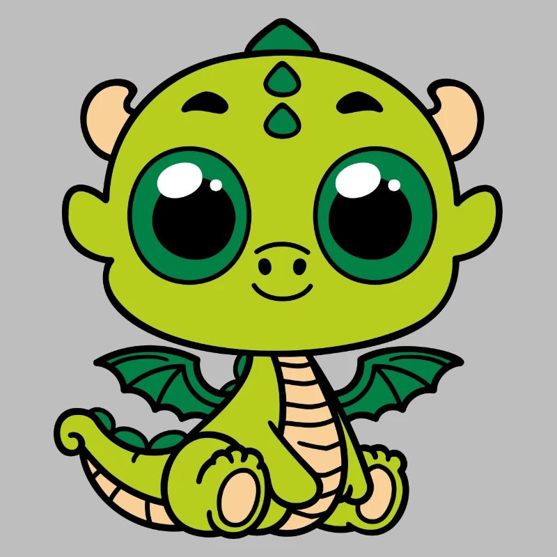 Dragon vert mignon