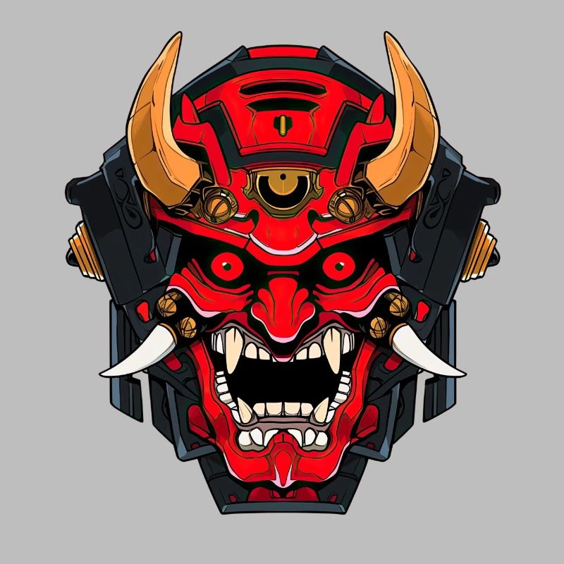 Cyborg Dämon Samurai