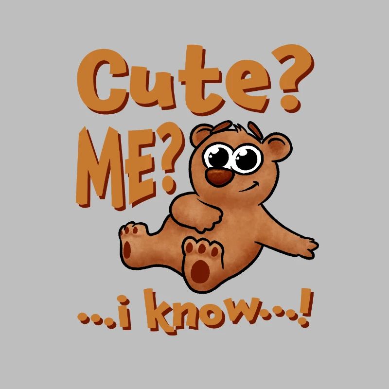 Dicton d’ours mignon