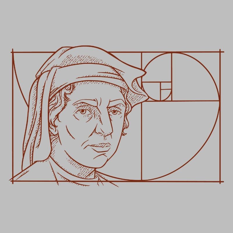 Leonardo Fibonacci Mathématicien Math Series Suivre