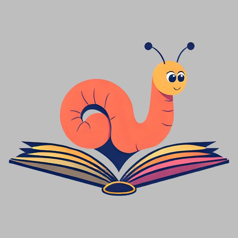 Lebendiger Bücherwurm