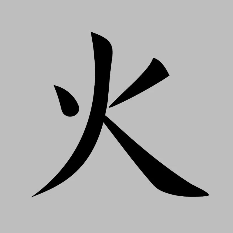 Kanji fire Fire