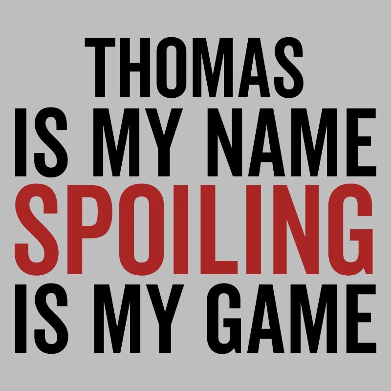 Thomas est mon nom Spoiling est mon jeu