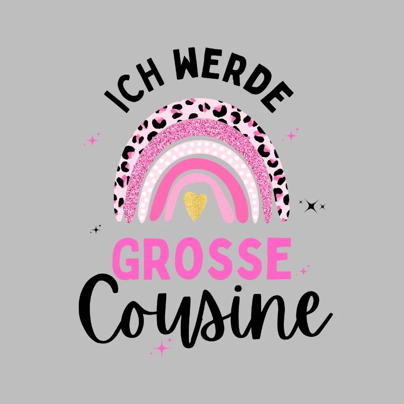 Große Cousine 2024 Loading Regenbogen Herz