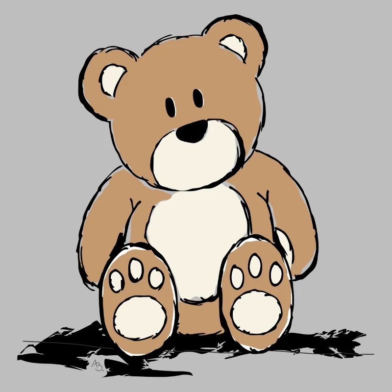 Teddy sitzend