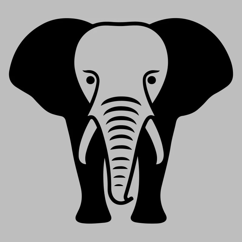 Silhouette d’animal éléphant