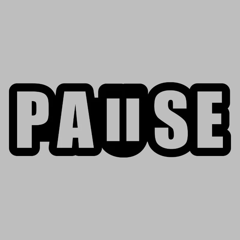 Pause - break - pause button