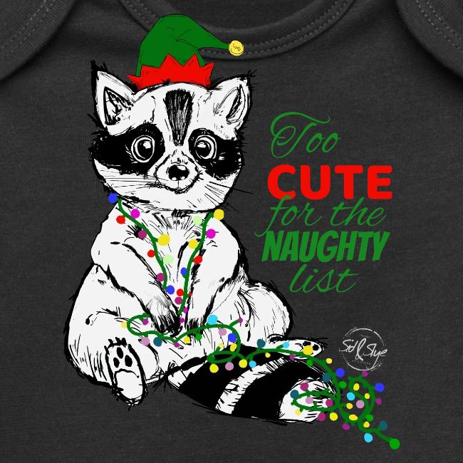 Lustiger Waschbär mit Spruch 1