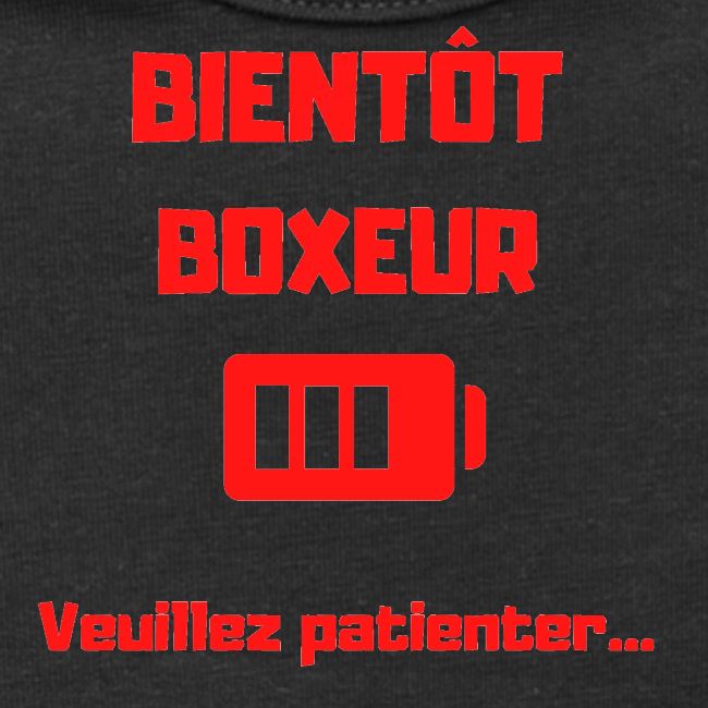BIENTOT BOXEUR ROUGE