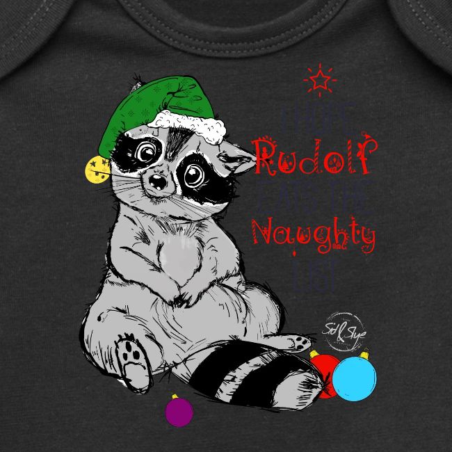 Lustiger Waschbär mit Spruch 2