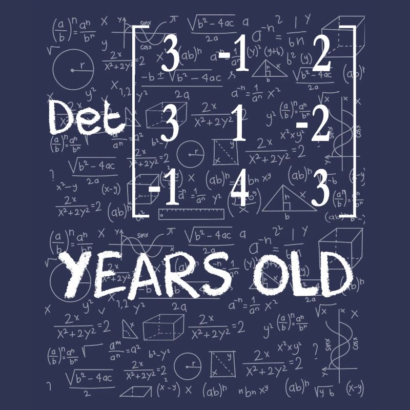 66th birthday 66 years matrix determinant