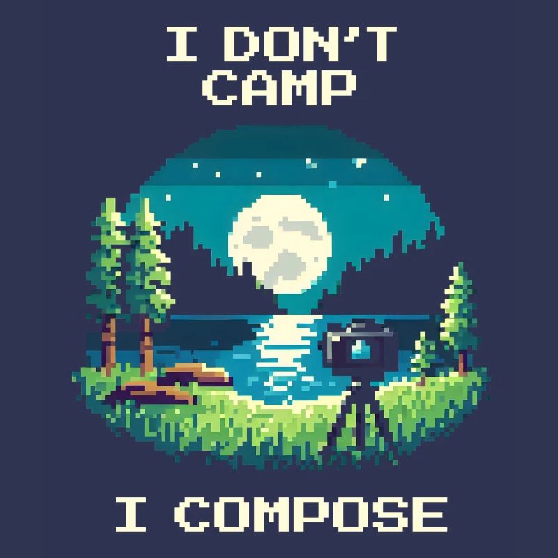 Je ne campe pas, je compose | Composition