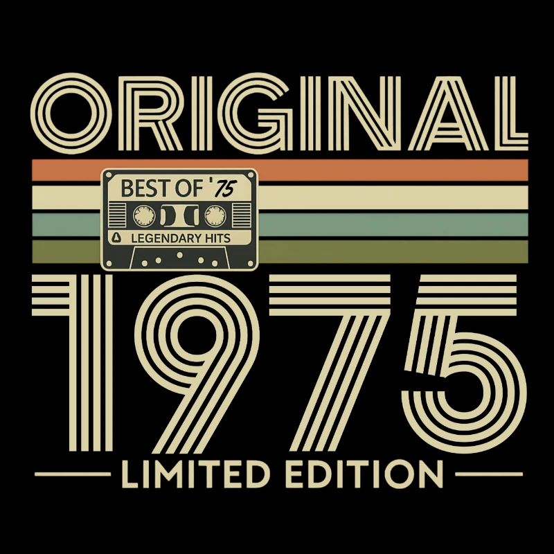 Original 1975 Hits Cassette Retro