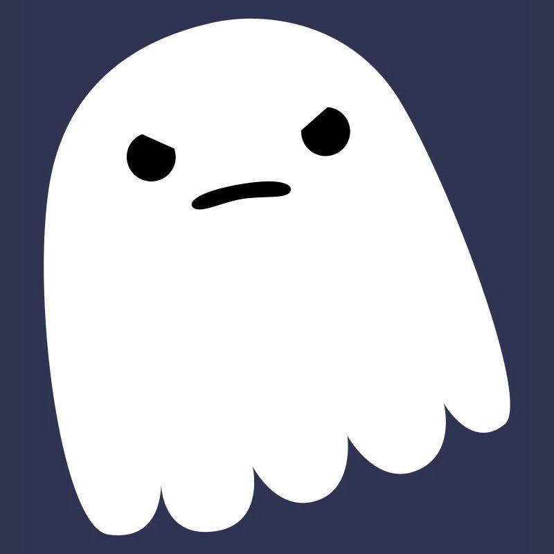 Very unhappy ghost (angry Ghost)