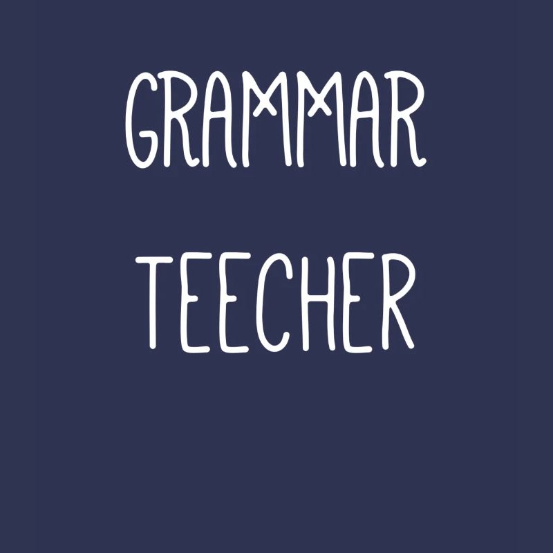 Professeur de grammaire autodérisoire