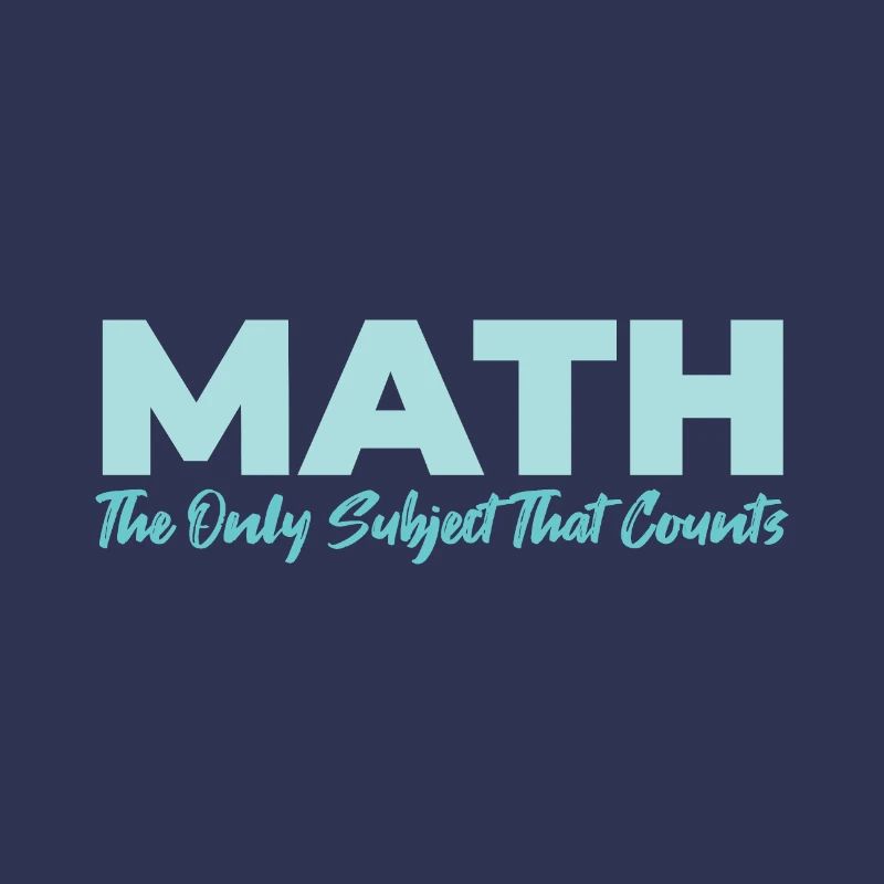 Math Le seul sujet qui compte Idée cadeau