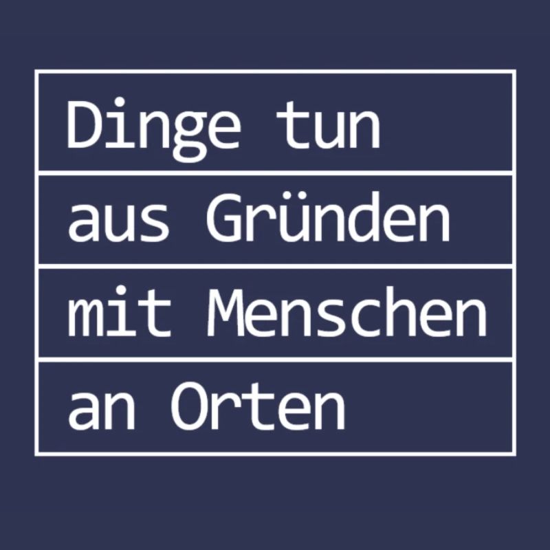 Dinge tun