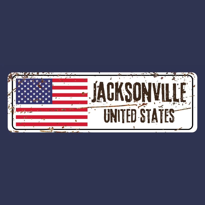 Jacksonville Drapeau des États-Unis