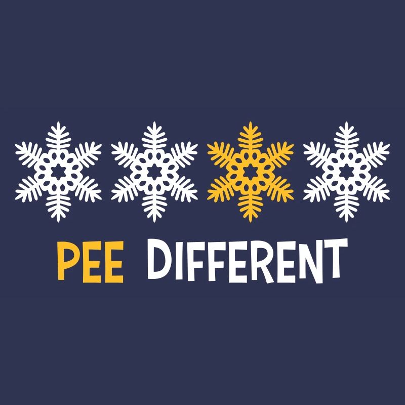 Pipi différent jaune