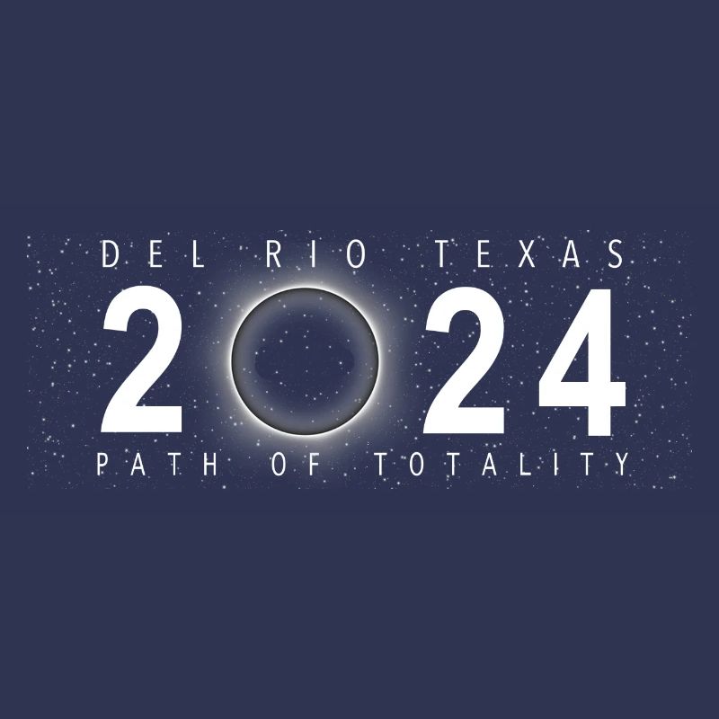 Eclipse de Soleil Del Rio Texas 8 avril 2024