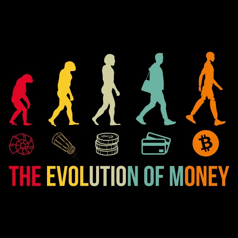 Money Evolution Bitcoin Crypto