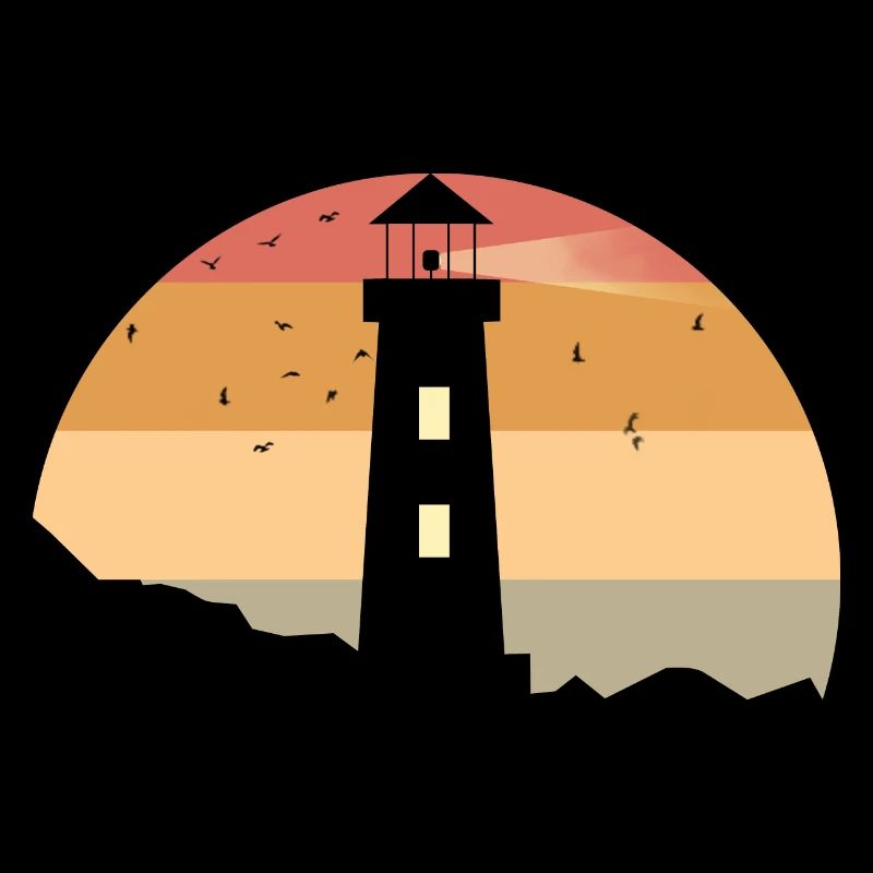 Phare,Phare dans la mer