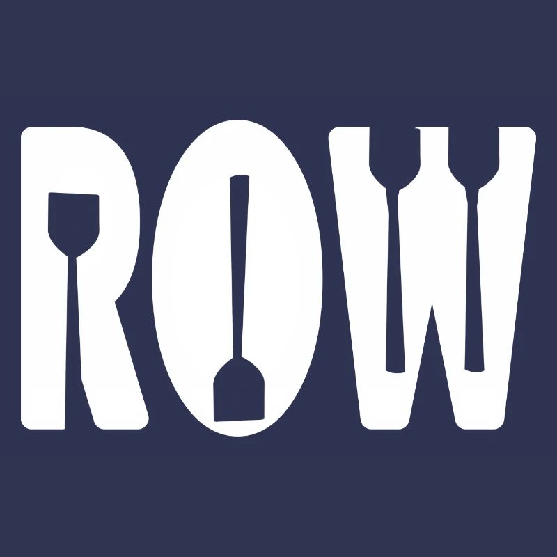 ROW Awesome Paddle Rowing Designs T-Shirt Present