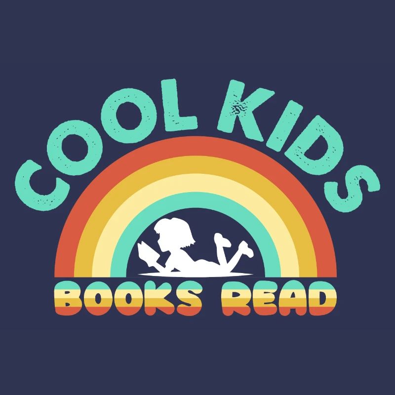 Coole Kinder lesen Buch Reader Funny Bookworm