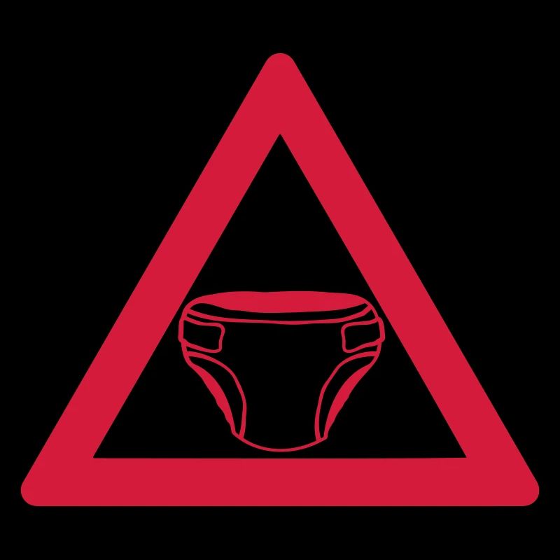 Warning Diaper Shield