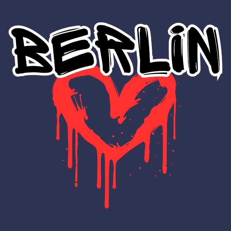 Berlin Graffiti Coeur