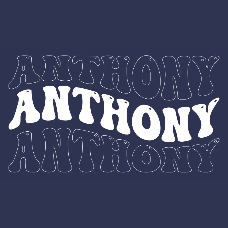 Funny Anthony Groovy 4 Männer Damen Cool Anthony Tie