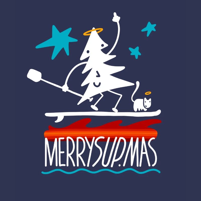 SUP de Noël stand up paddle paddle board