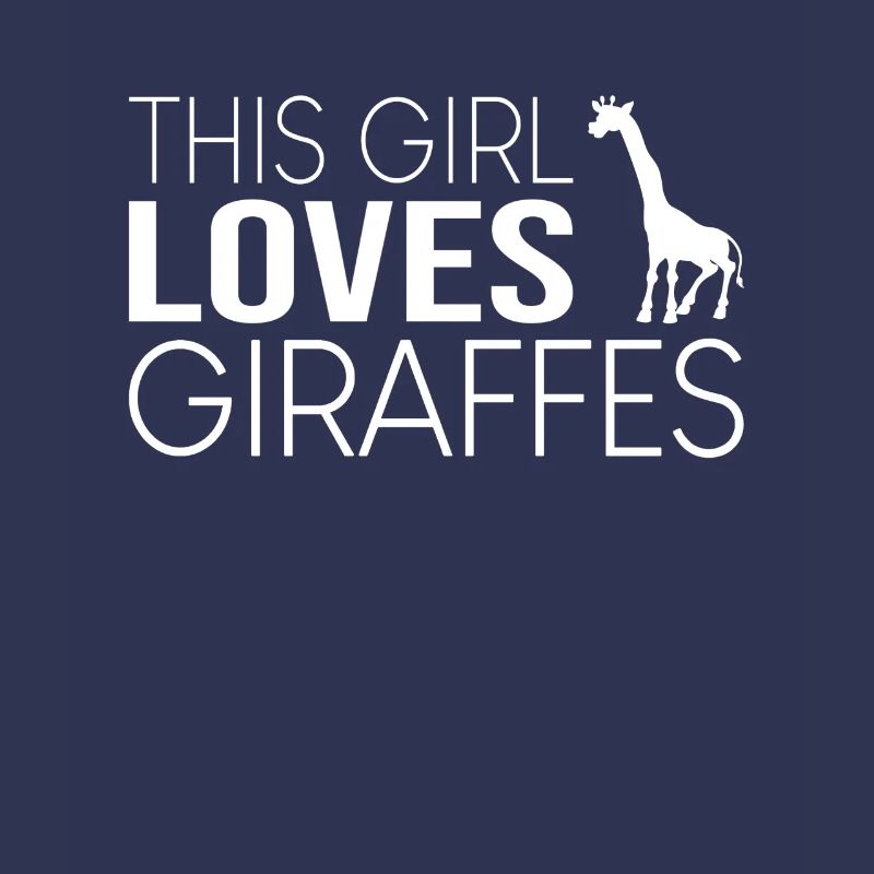 Mädchen Giraffe Spruch
