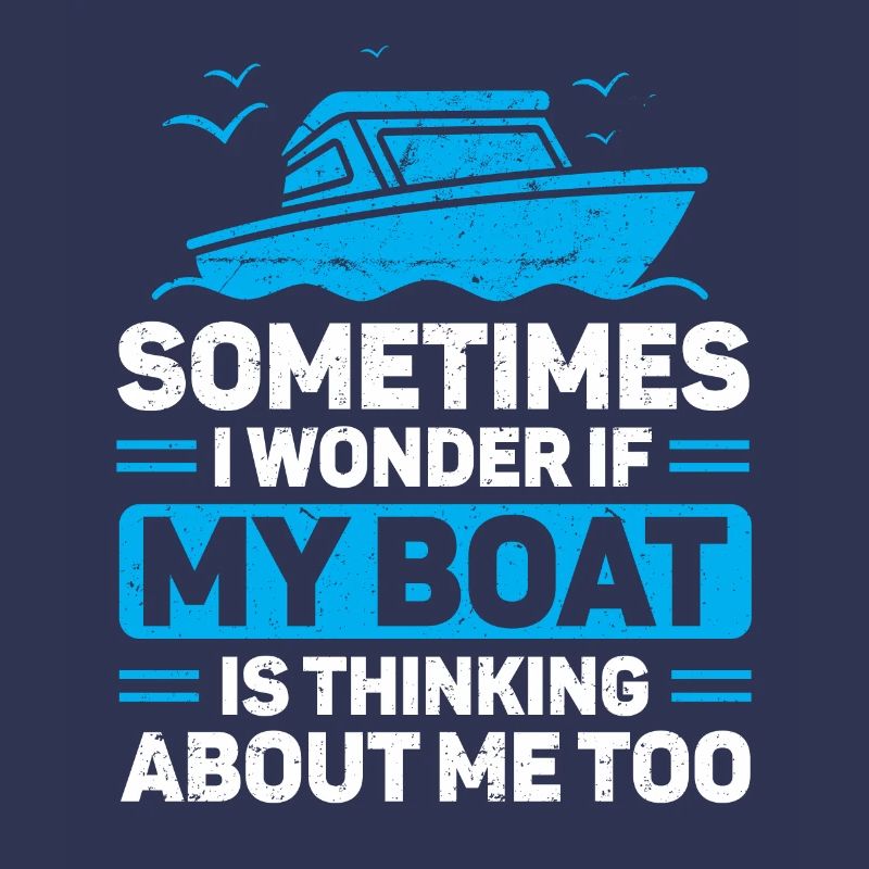 Pontoon Kapitän Geschenk Boot