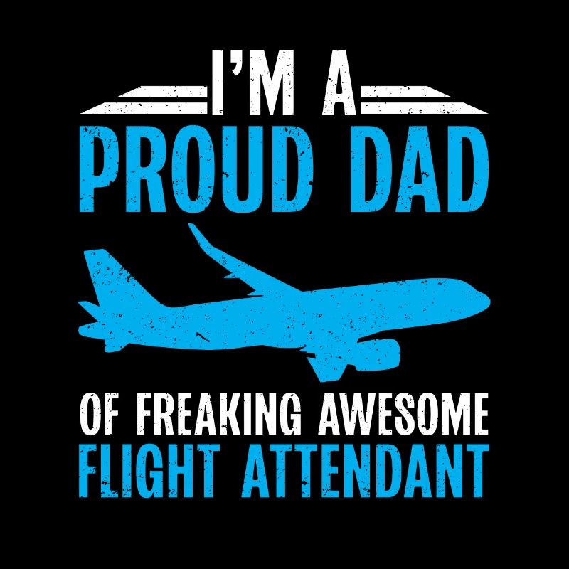 Flight Attendant Papa Stewardess Flight Attendant