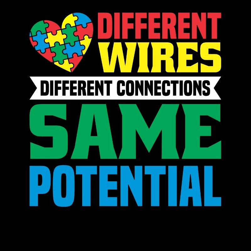 autism awareness different wires same potential