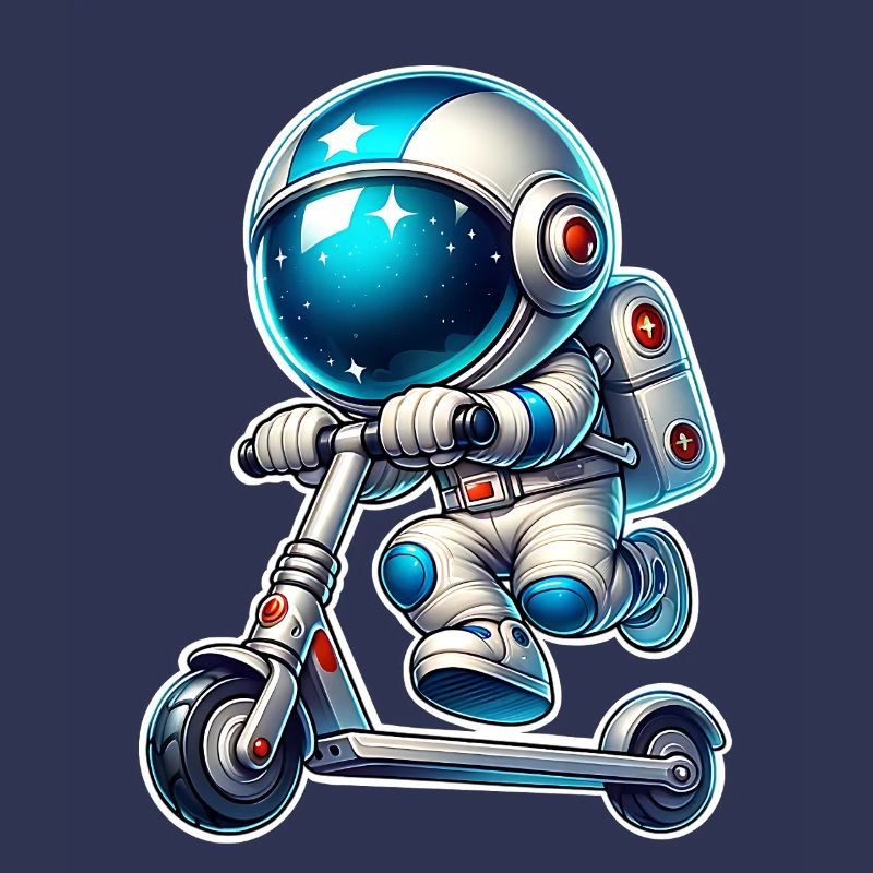 E-Scooter E-Roller Astronaut Scooter