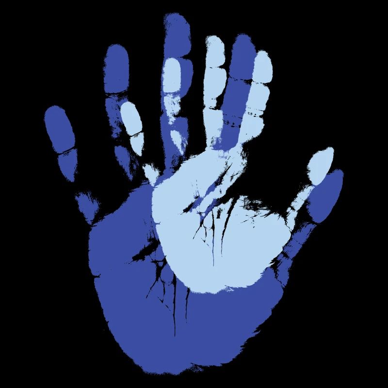 Bébé main dans la main Parents