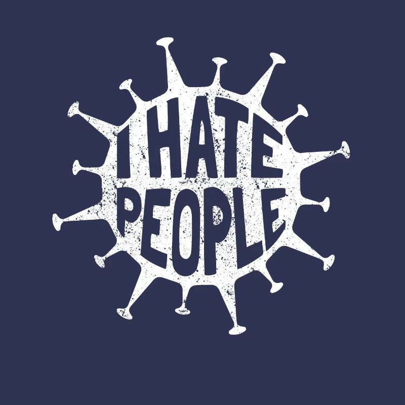 Odio le persone virus influenza pandemica influenza