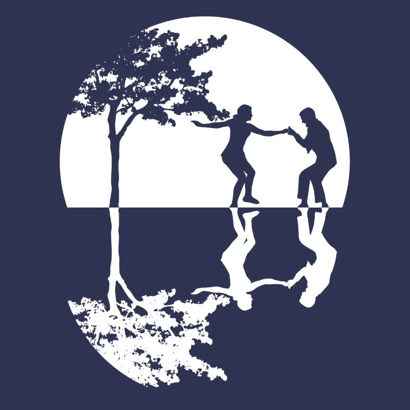 Boogie Woogie dance moon mirroring