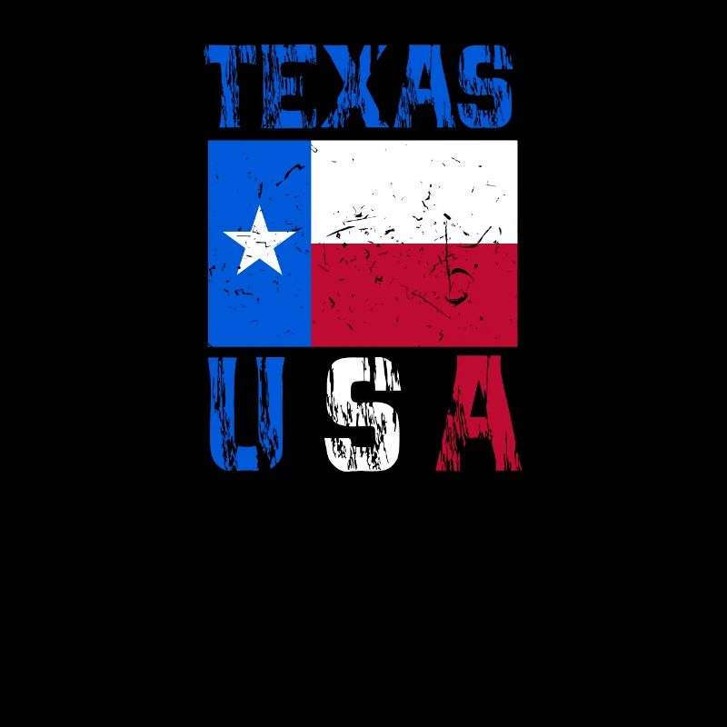 Conception du drapeau du Texas USA pour les fans de Lone Star State