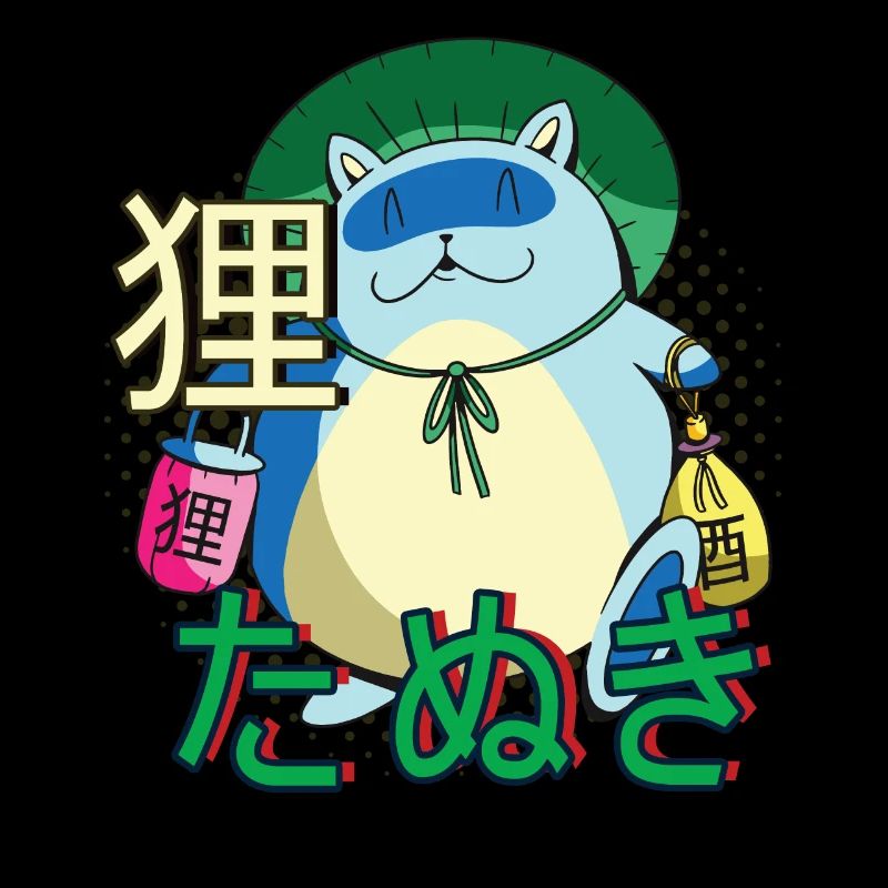 Chat anime Tanuki Yokai