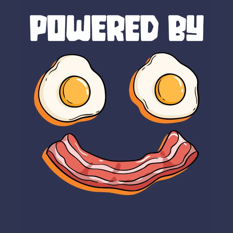 Powered By Eggs And Bacon - Fried Egg Breakfast