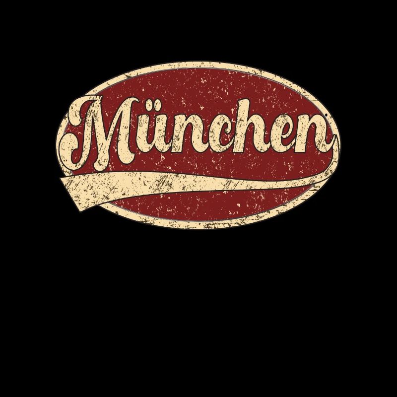 München Retro Tshirt Geschenk