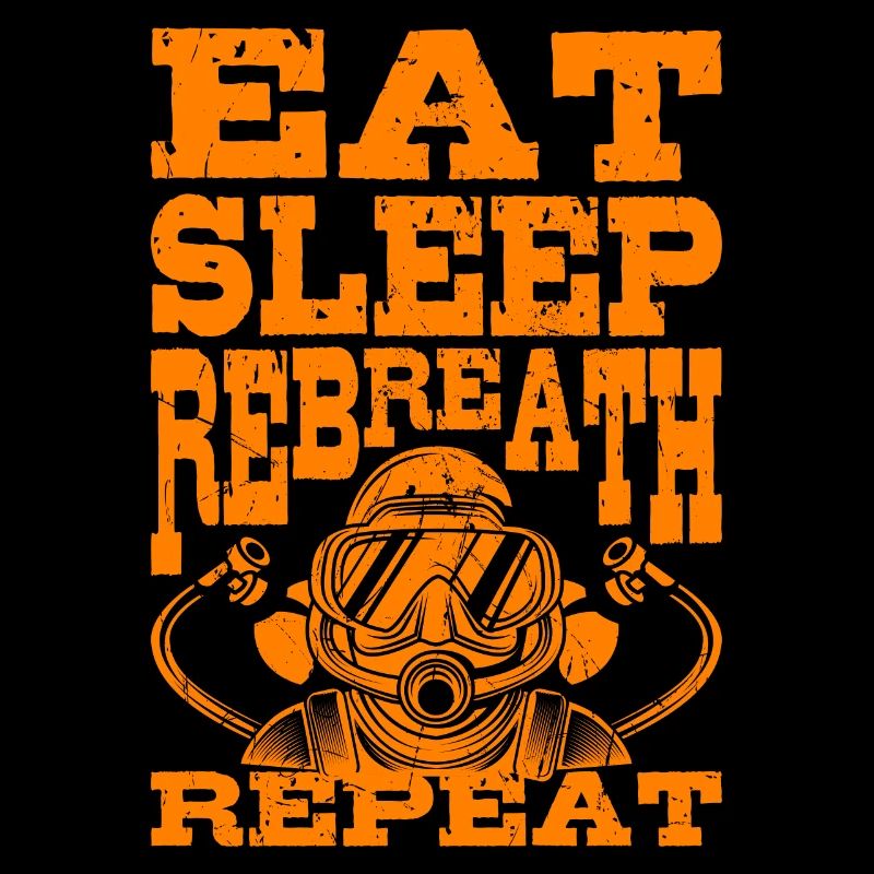 Eat Sleep Repeat Rebreather Plongée Tec Diver