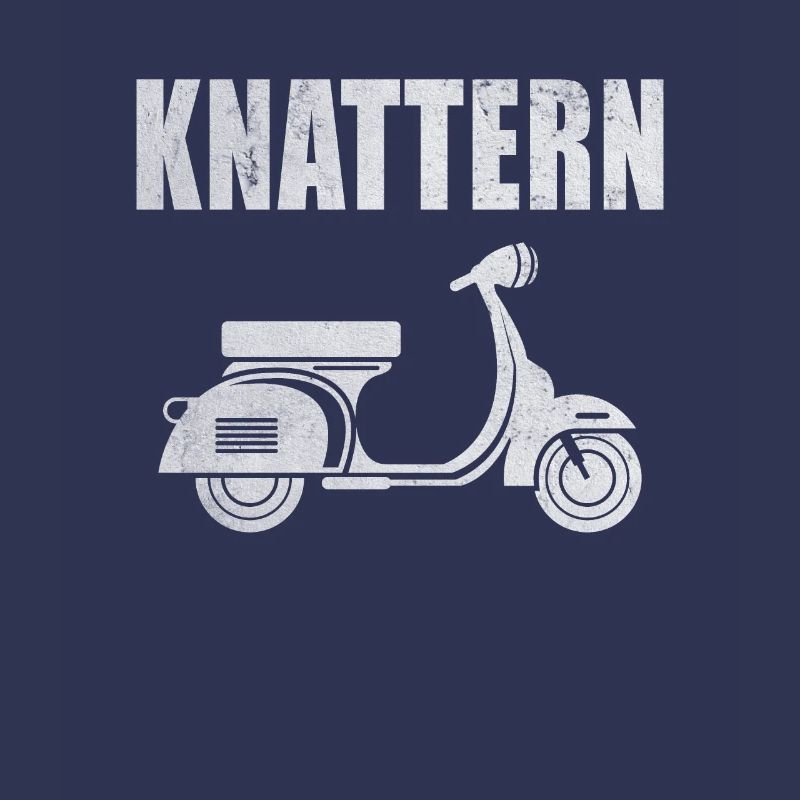 Roller Motorroller Scooter Knattern Rollerfahrer