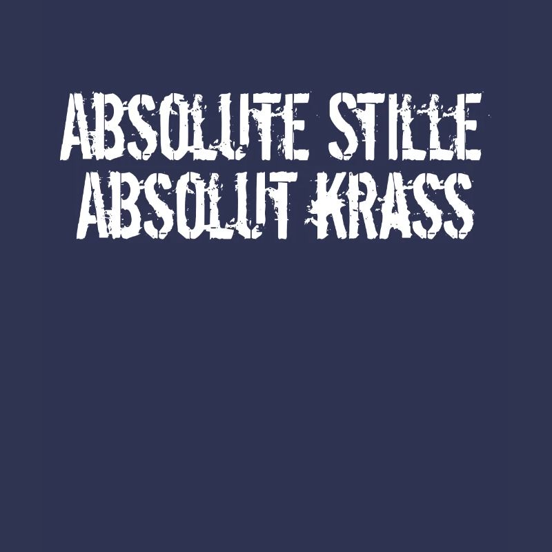 absolute Stille absolut Krass Geschenk